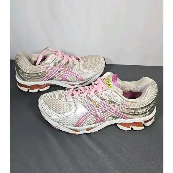 Asics Gel Kayano 16 Womens 9.5 Running Shoes Pink Silver White T050N - Picture 3 of 16